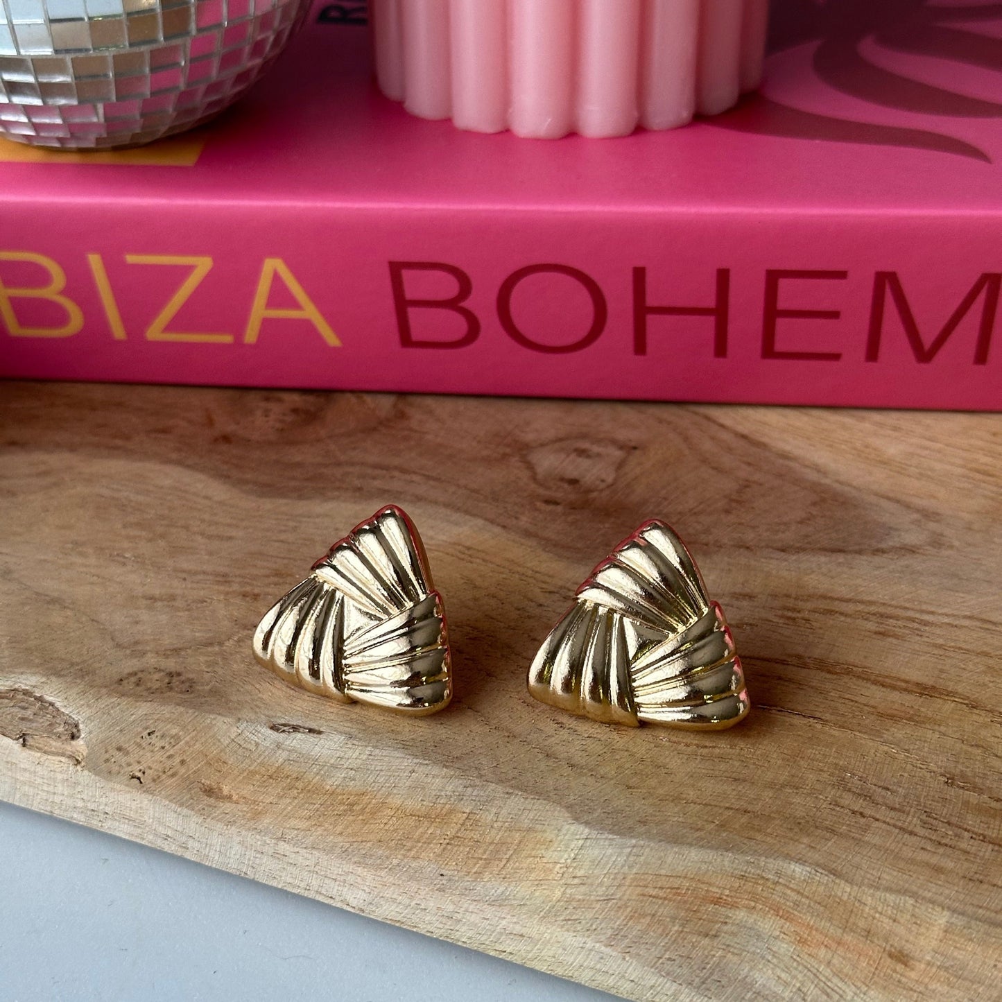 Boucles d'oreilles triangles