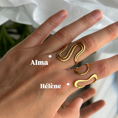 Bague Alma et Hélène