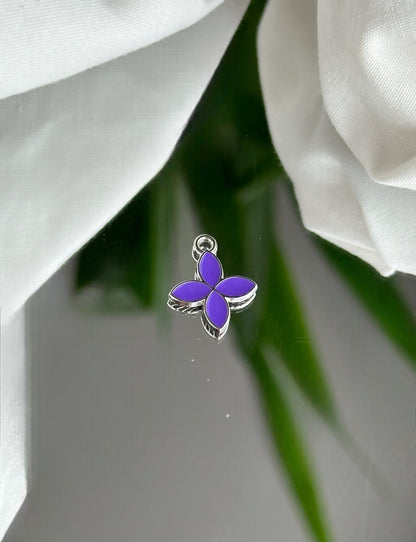 Geometric flowers (5 colors) - Charm