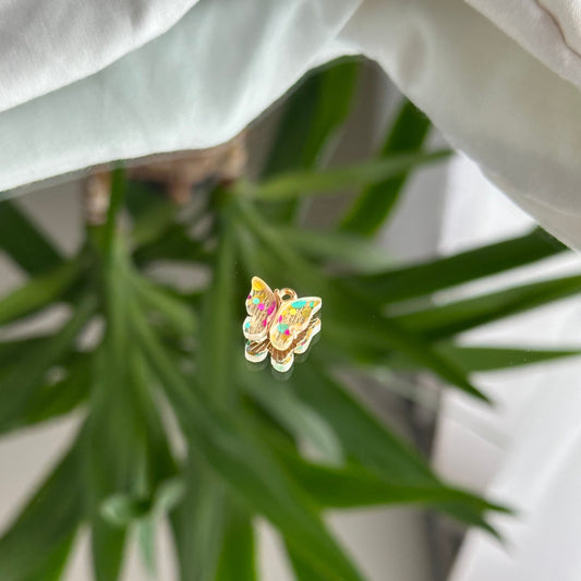 Colorful Vintage Butterfly- Charm