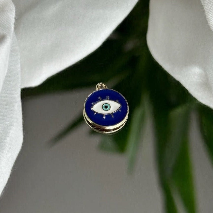 Eye dark blue background- Charm