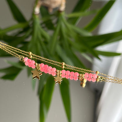 Pink Mona bracelet