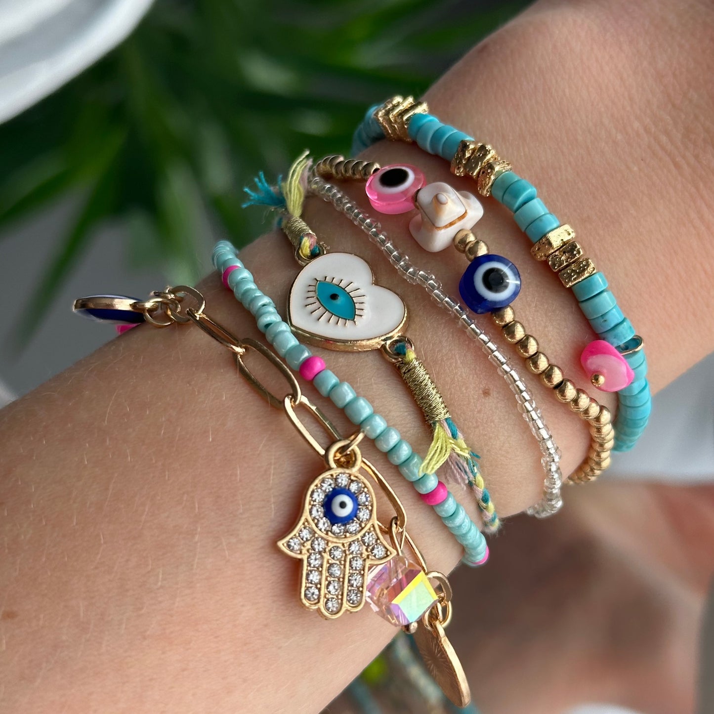 Colorful bracelets