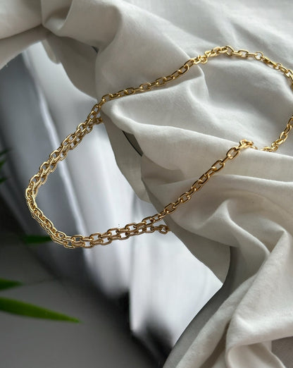 Shiny gold plated chain- Chain